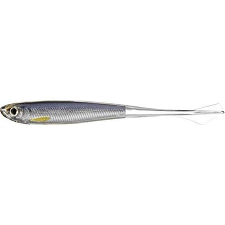 Livetarget Ict Ghost Tail Minnow Drop Shot, 4 12 SilverSmoke GTM115SK951